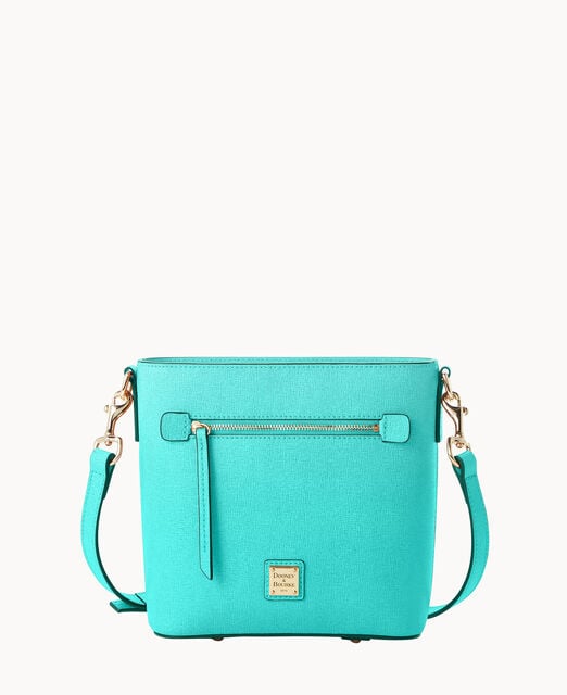 Saffiano Small Zip Crossbody