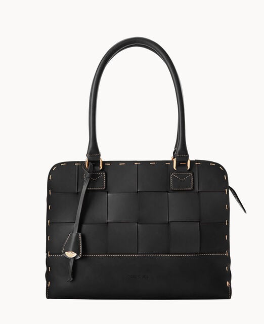Alto Woven Rectangular Satchel