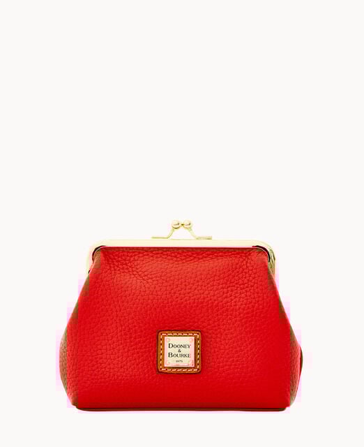 Pebble Grain Large Framed Purse